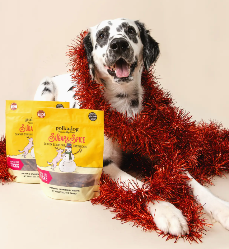 PolkaDog Wonder Nuggets "Sugar & Spice," 5 oz Holiday Dog Treats