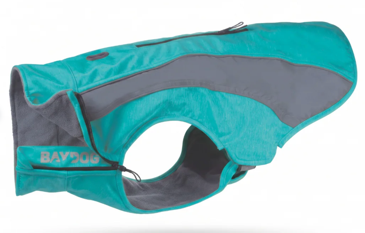 BayDog Saginaw Fleece Dog Coat, (XS-XXL) Turquoise