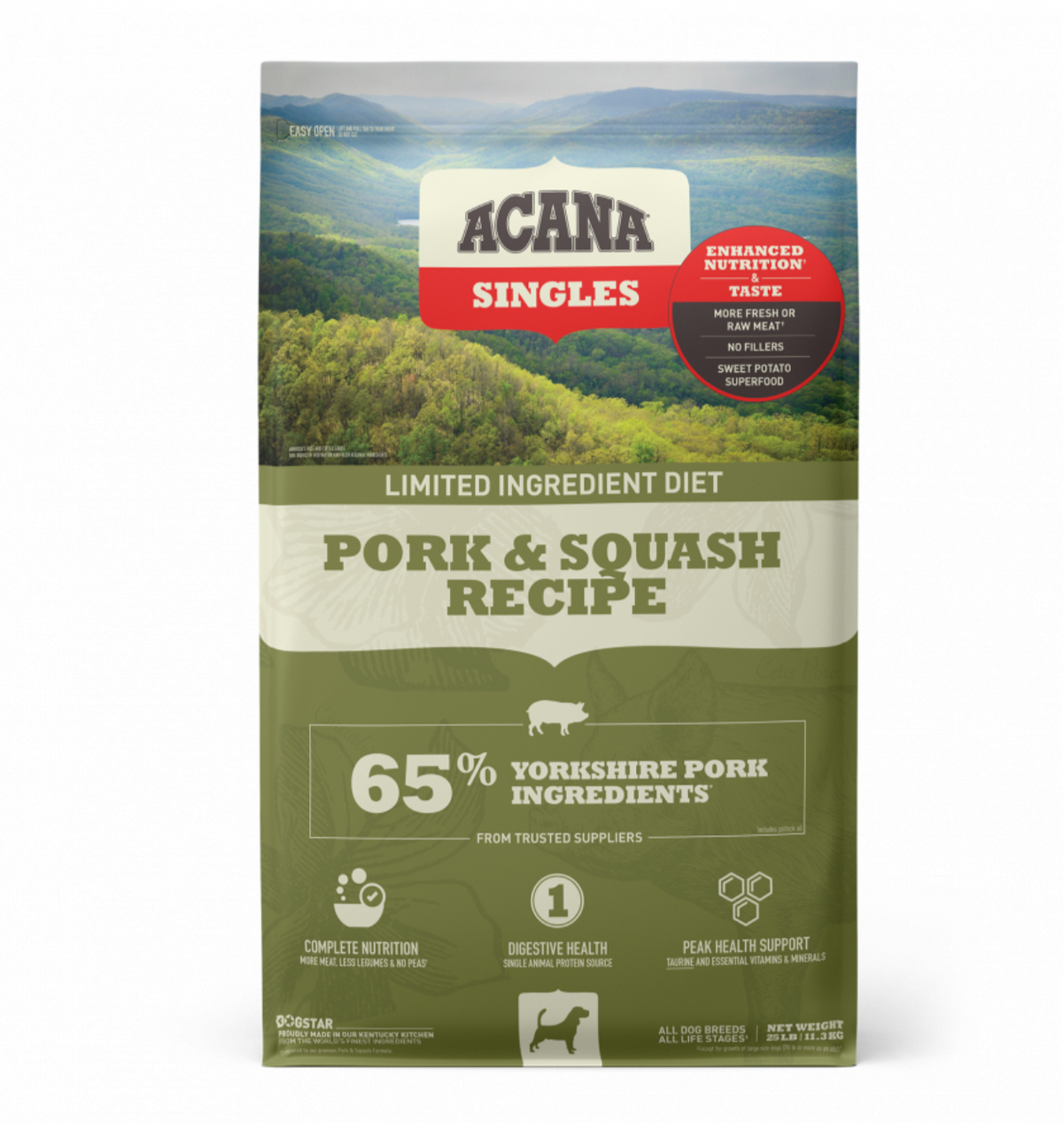 Acana Singles Limited Ingredient Diet Pork Squash Dry Dog Food