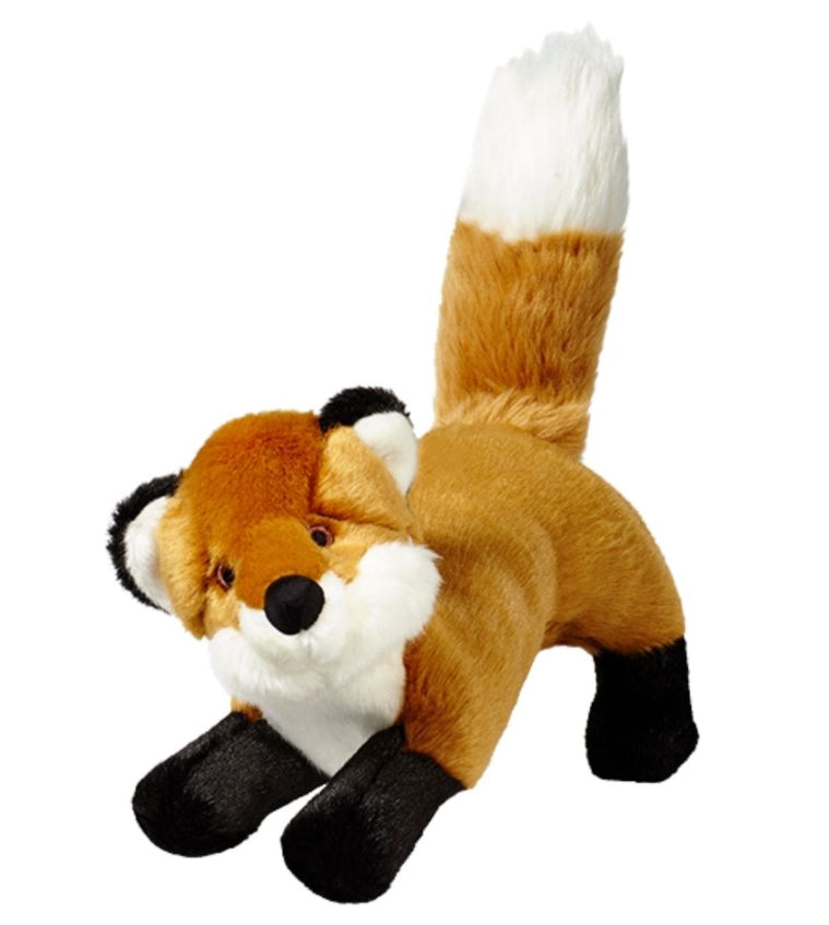 Fluff & Tuff "Hendrix Fox" Squeaky Plush Dog Toy