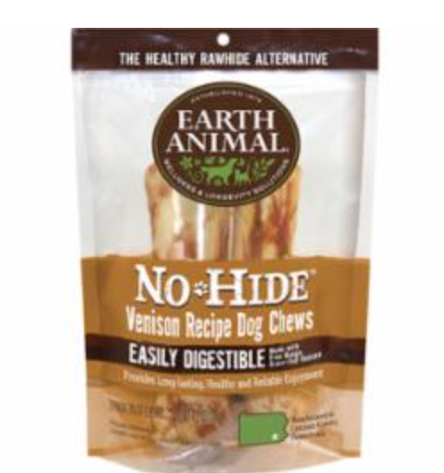Earth Animal No-Hide® Wholesome Chews, Venison