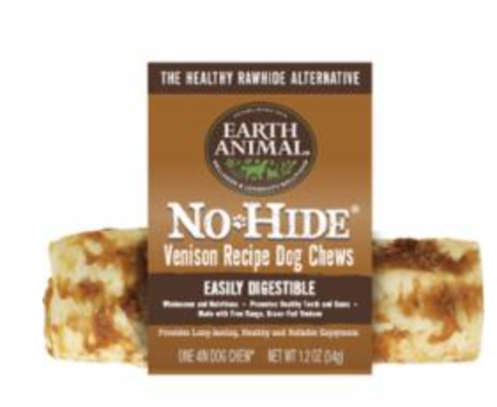 Earth Animal No-Hide® Wholesome Chews, Venison