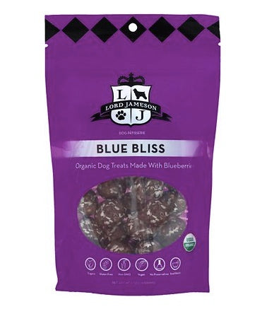 Lord Jameson "Blueberry Bliss" Soft & Chewy Organic Dog Treats