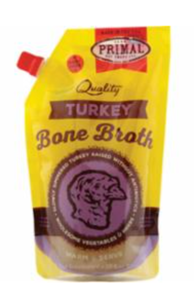 Primal Dog&Cat Frozen Bone Broth Turkey 20 oz