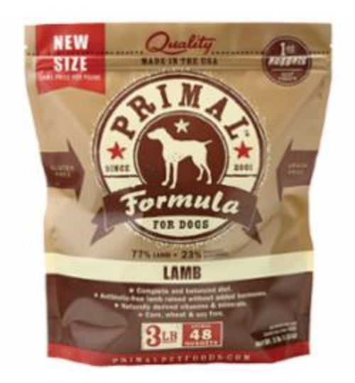 Primal Dog Frozen Nuggets Lamb 3 lbs