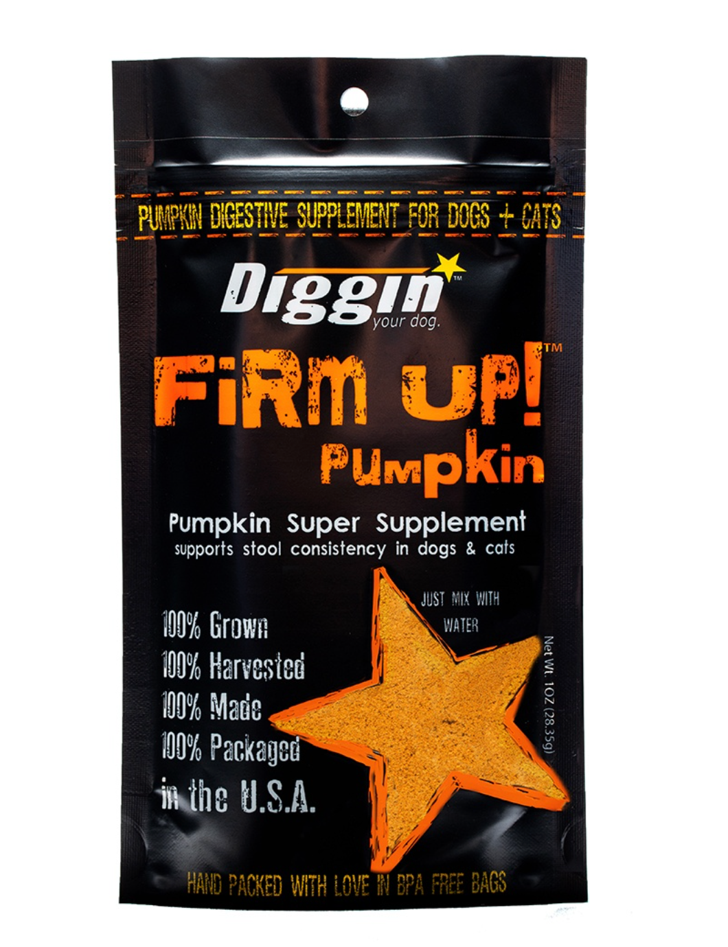 Diggin Your Dog Firm Up! Pumpkin Supplement