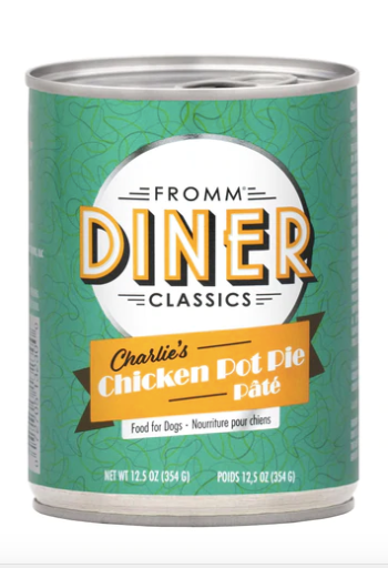 Fromm "Diner Classics" Charlie’s Chicken Pot Pie Pâté Canned Dog Food