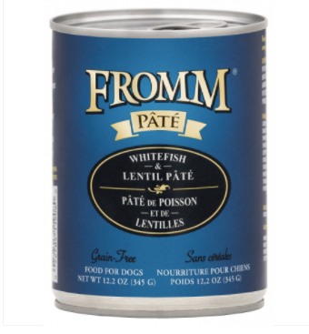 Fromm Four-Star Whitefish & Lentil Pâté Canned Dog Food