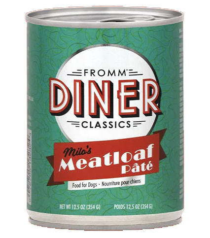 Fromm "Diner Classics" Milo’s Meatloaf Pâté Canned Dog Food
