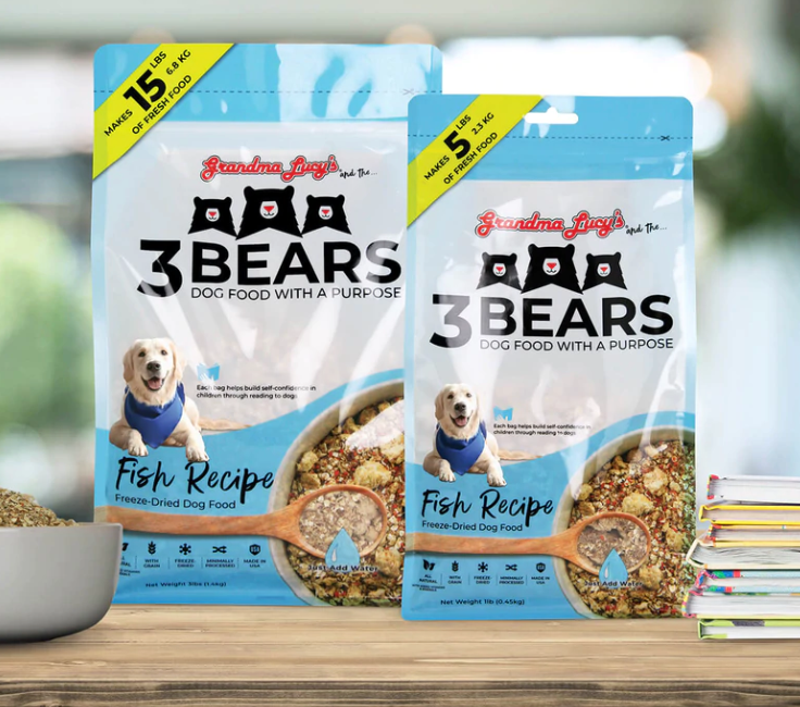 Grandma Lucy's "Three Bears" Freeze Dried Fish Dog Food — Animal Connection LLC