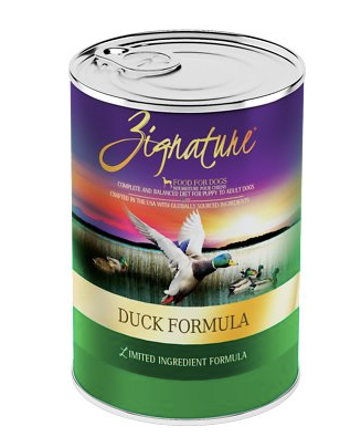 Zignature Duck Limited Ingredient Grain-Free Canned Dog Food