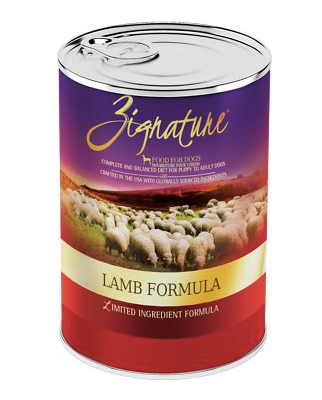 Zignature Lamb Limited Ingredient Grain-Free Canned Dog Food