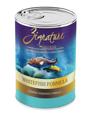Zignature Whitefish Limited Ingredient Grain-Free Canned Dog Food