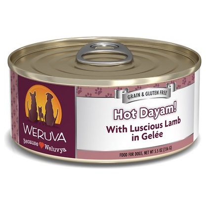 Weruva Classics "Hot Dayam!" With Luscious Lamb in Gelee Grain-Free Canned Dog Food