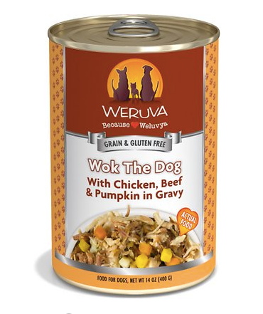 Weruva Classics "Wok the Dog" with Chicken, Beef & Pumpkin in Gravy Grain-Free Canned Dog Food