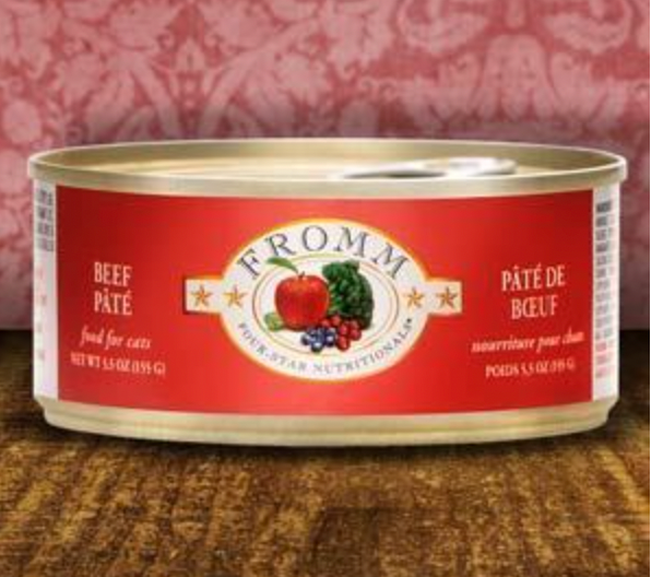 Fromm Four-Star Beef Pate Canned Cat Food