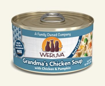 Weruva Classics Paw Grandma's Chicken Soup with Pumpkin Canned Cat Food