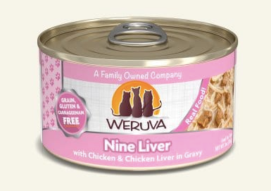 Weruva Classics Nine Liver Chicken and Chicken Liver in Gravy Canned Cat Food