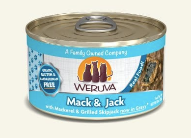 Weruva Classics Mack & Jack with Mackerel and Skipjack Tuna in Gravy Canned Cat Food