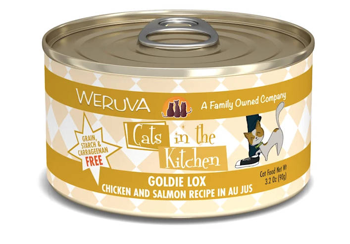 Weruva Cats In The Kitchen "Goldie Lox" Chicken & Salmon Au Jus Canned Cat Food