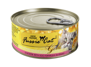 Fussie Cat Super Premium Chicken and Egg in Gravy Canned Cat Food