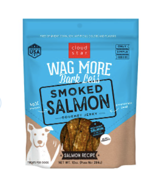 Cloud Star "Wag More Bark Less" Smoked Salmon Jerky