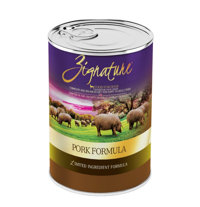 Zignature Pork Limited Ingredient Grain-Free Canned Dog Food