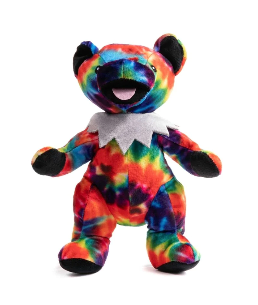 FabDog Grateful Dead® Tie Dye Dancing Bear Dog Toy, Large