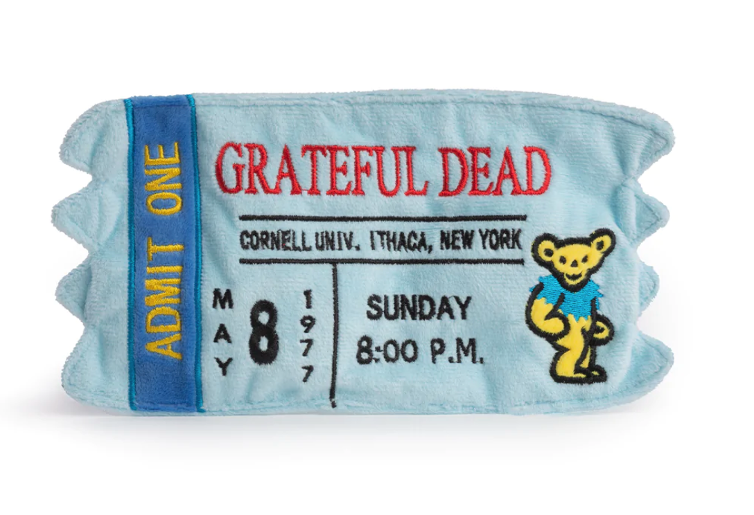 FabDog Grateful Dead® Cornell 77' Concert Ticket Toy