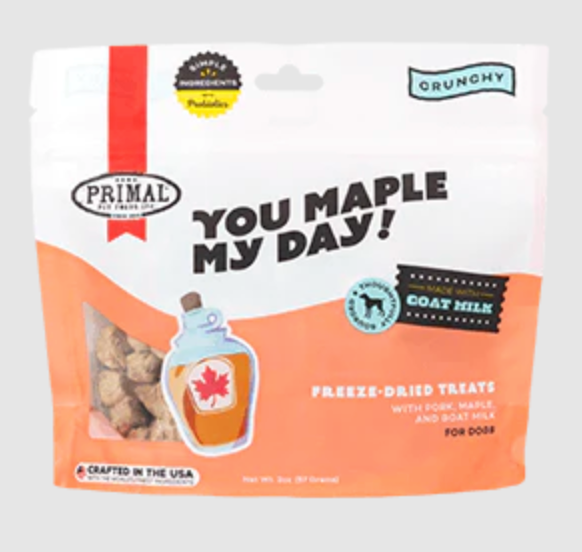 Primal Freeze-Dried Treats, “You Maple My Day”