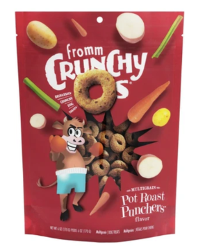 Fromm Crunchy O’s Multigrain Dog Treats, Pot Roast Punchers