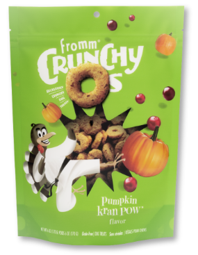 Fromm Crunchy O’s Multigrain Dog Treats, Pumpkin KranPOW