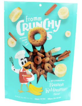 Fromm Crunchy O’s Multigrain Dog Treats, Banana Kablammas