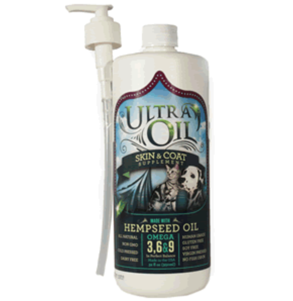 Ultra Oil Skin & Coat Supplement for Dogs and Cats