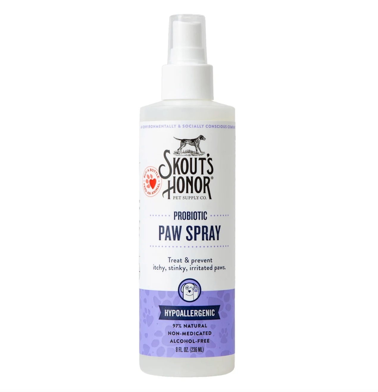 Skout's Honor Probiotic Paw Spray For Cats & Dogs
