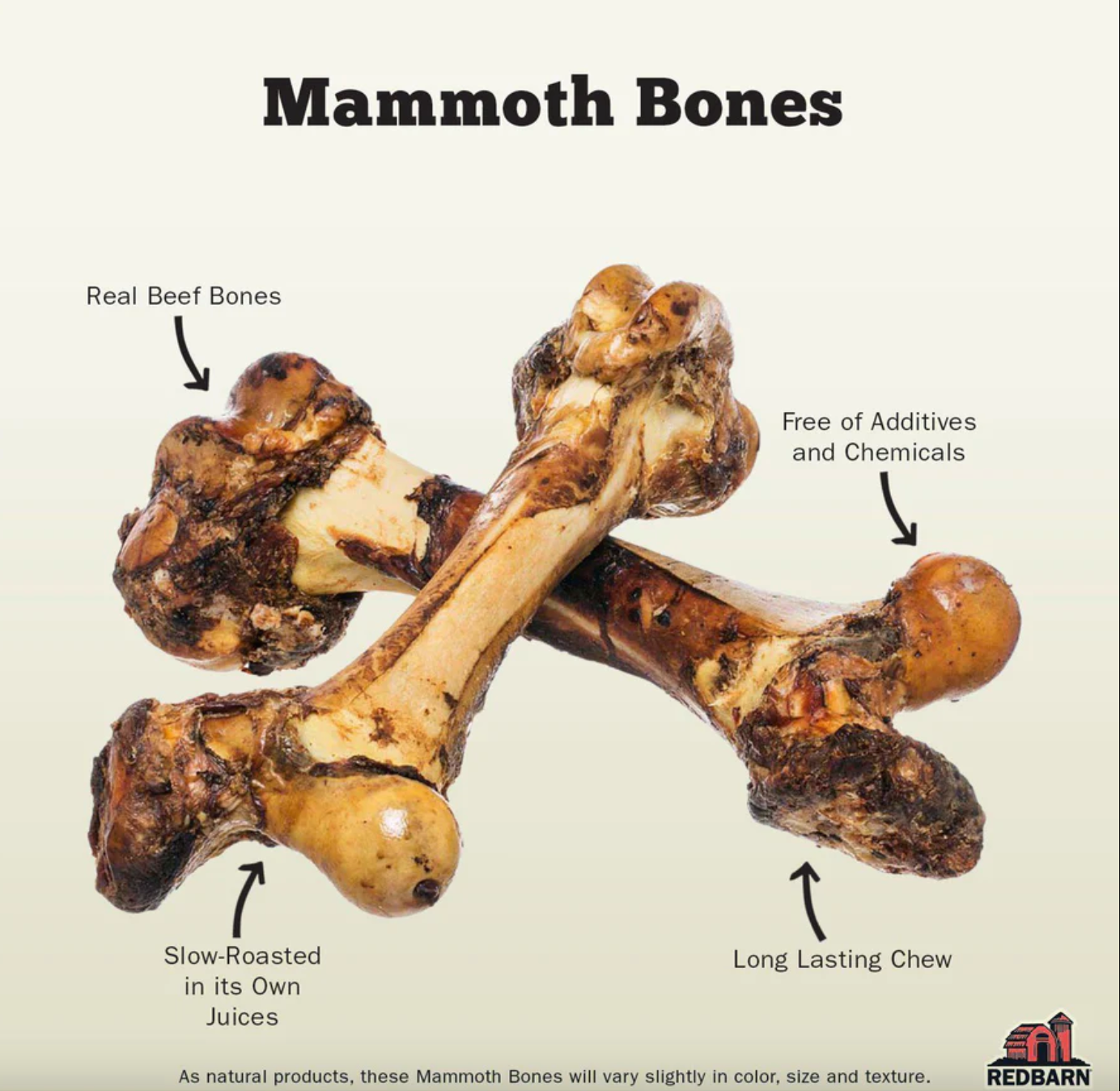 RedBarn Mammoth Dog Bone