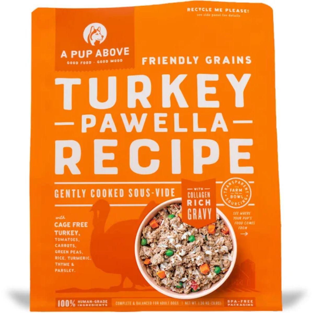 Cooked frozen dog food online