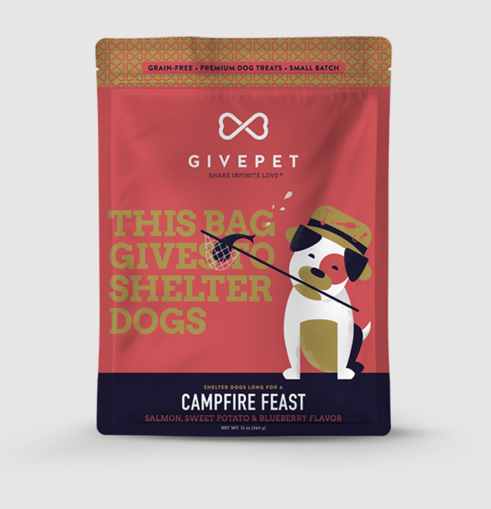 GivePet Grain Free Crunchy Dog Treats, "Campfire Feast" Recipe