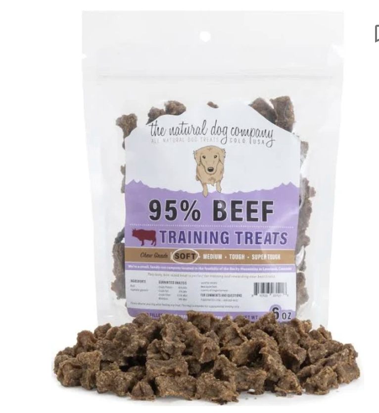 Tuesday's Natural Dog Company All Natural Beef Bites Training Treats