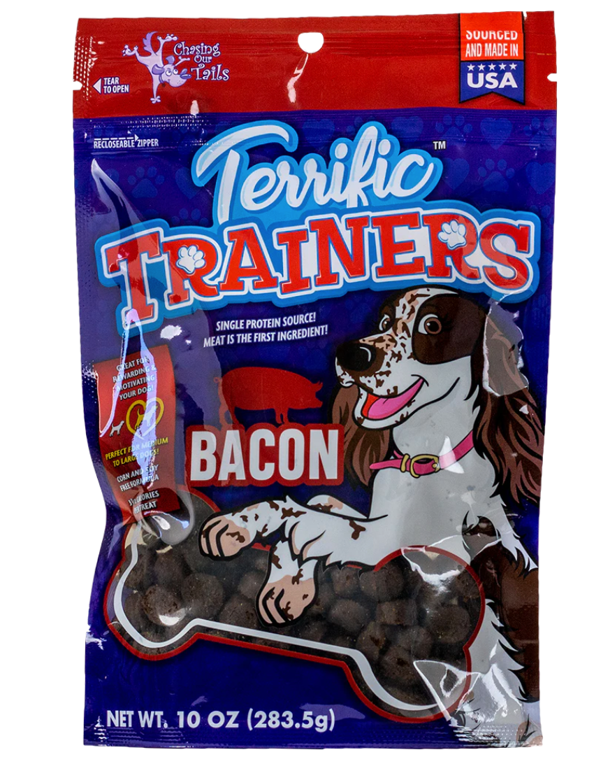 Chasing Our Tails "Terrific Trainers" Training Treats, Bacon