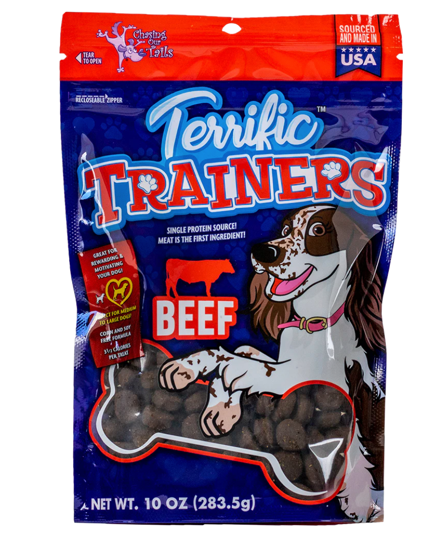 Chasing Our Tails "Terrific Trainers" Training Treats, Beef
