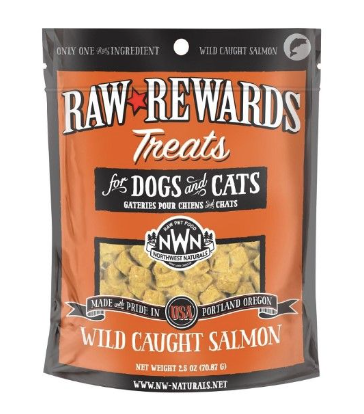 Northwest Naturals "Raw Rewards" Freeze Dried Dog & Cat Treats, Salmon