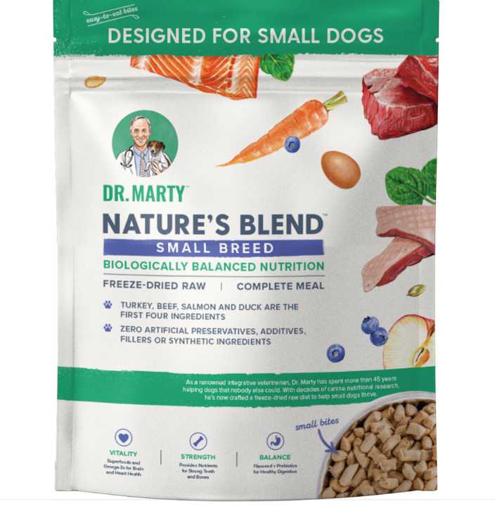 Dr Marty "Nature's Blend" Essential Wellness Freeze Dried Raw Small Breed Adult Dog Food