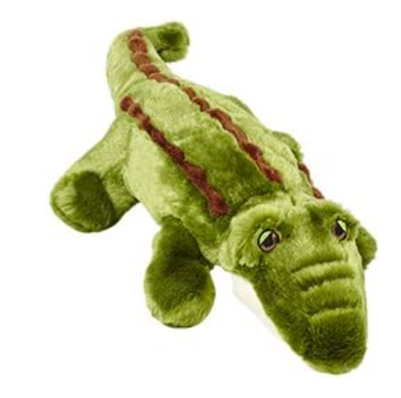Fluff & Tuff "Georgia Gator" Squeaky Plush Dog Toy, Large