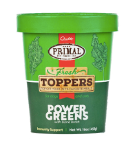 Primal Frozen "Fresh Toppers" Power Greens For Dog & Cats