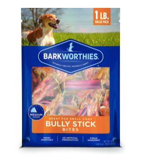 Barkworthies "Bully Stick Bites" Grain-Free Dog Treats
