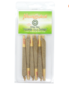 Meowijuana Catnip "Joints" 6 Pack - Catnibas, King Meowy J's