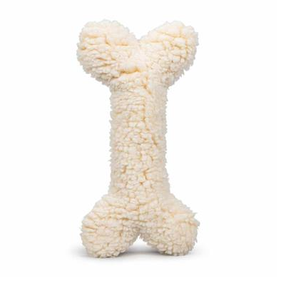 Hugglehounds Holiday Tartan Tidings Bone with Invincible Squeaker, 12"