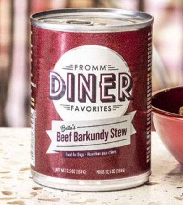 Fromm "Diner Favorites" Bella's Beef Barkundy Stew Canned Dog Food