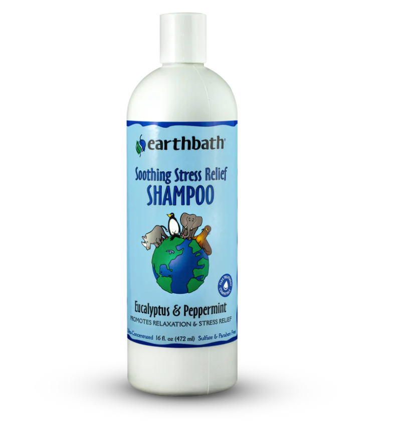 Earthbath Soothing Stress Relief Shampoo For Dogs, Eucalyptus & Peppermint